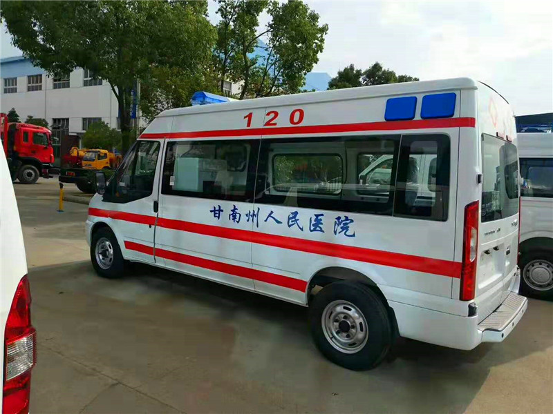 福特新世代V348長軸中頂運輸型救護車