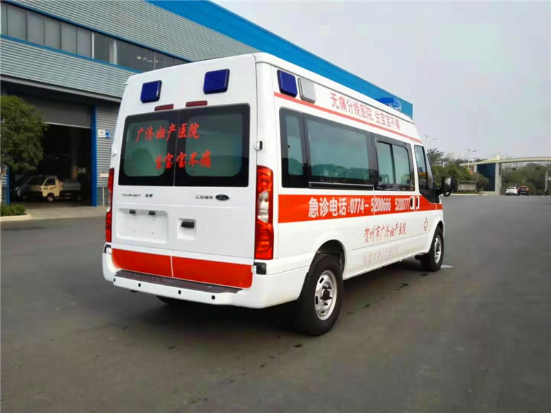 福特新世代V348長軸高頂運輸型救護車