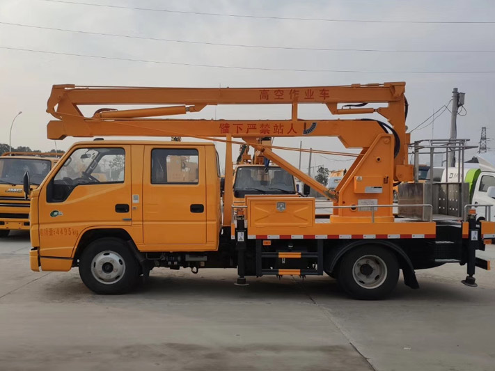 國(guó)六江鈴雙排12米高空作業(yè)車