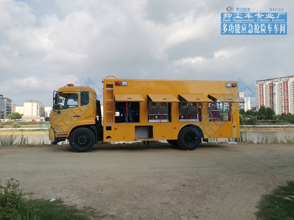 東風(fēng)天錦大流量排水搶險車3000-4000m3/h